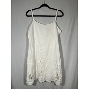 VNG Far Away Embroidered Sundress Feminine Boho Island Resort